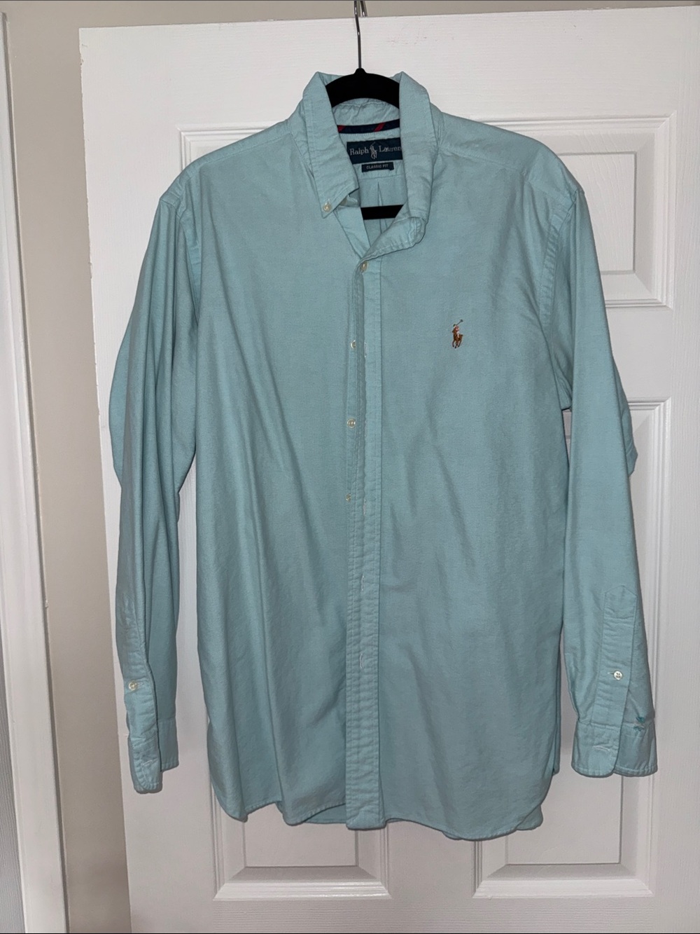 Polo by Ralph Lauren Mint Green Long-Sleeve Button-Down Shirt